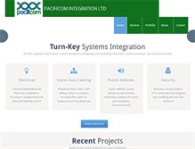 Tablet Screenshot of pacificom.ca